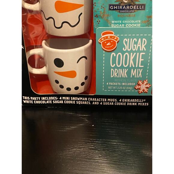 Ghirardelli Sugar Cookie Snowman‎ Gift Set - Picture 7 of 7